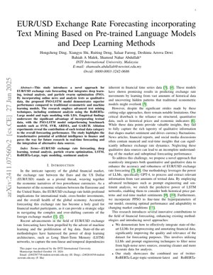 Sampul Dokumen PDF - Ramalan EUR/USD dengan Perlombongan Teks & Pembelajaran Mendalam: Pendekatan PSO-LSTM